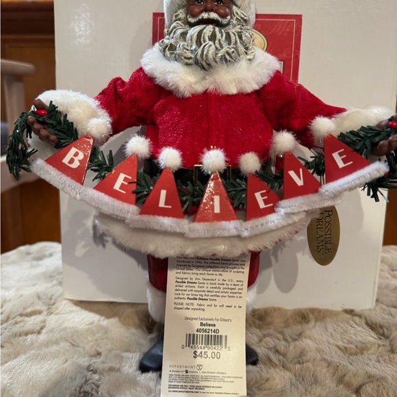 Possible Dreams “Believe” African American Santa - Picture 6 of 11